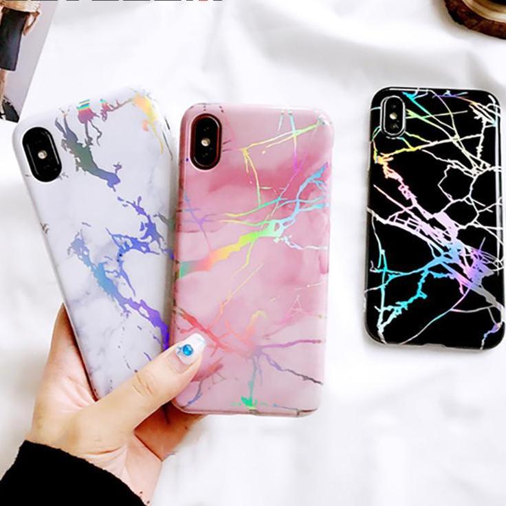 Laser Marble iPhone Case