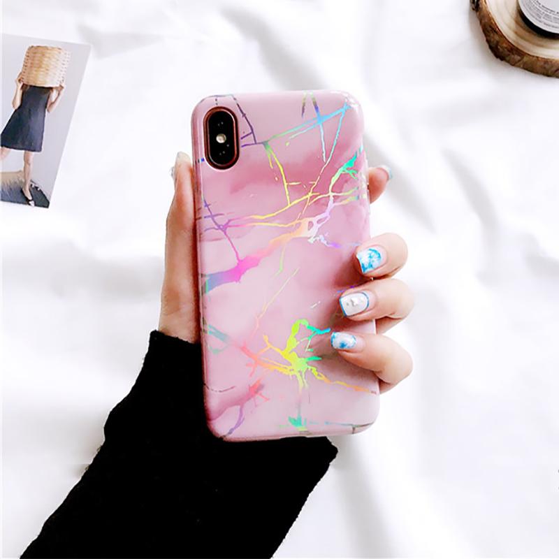 Laser Marble iPhone Case