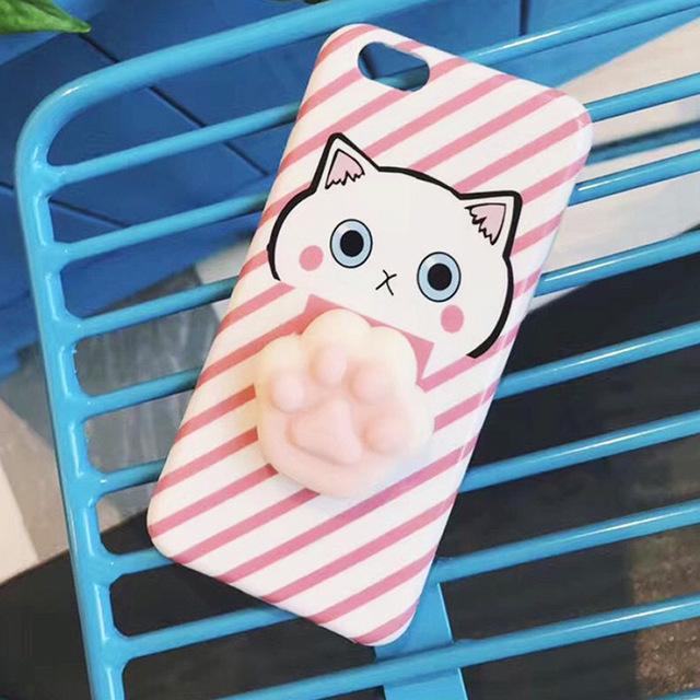 3D Squishy Cat iPhone Case