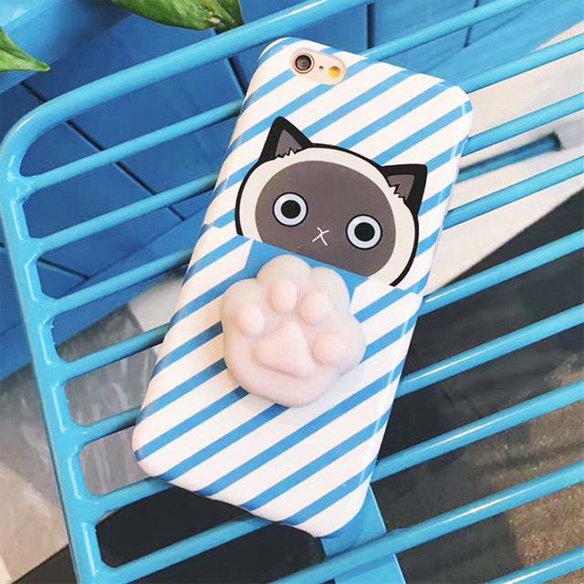 3D Squishy Cat iPhone Case