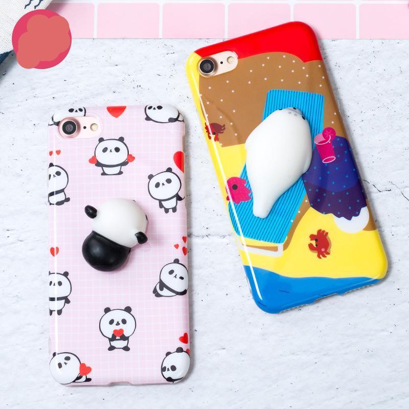 3D Squishy Cat iPhone Case