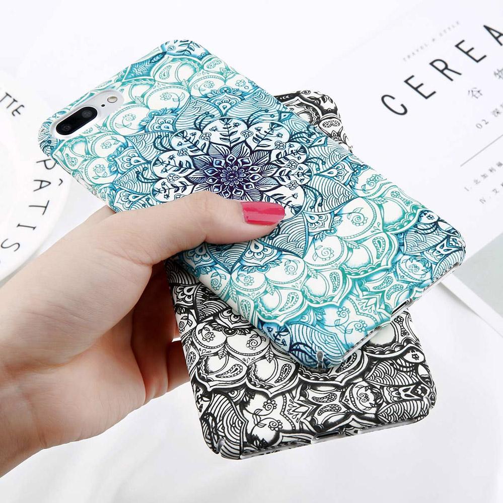 Mandala Luminous Flower iPhone Case