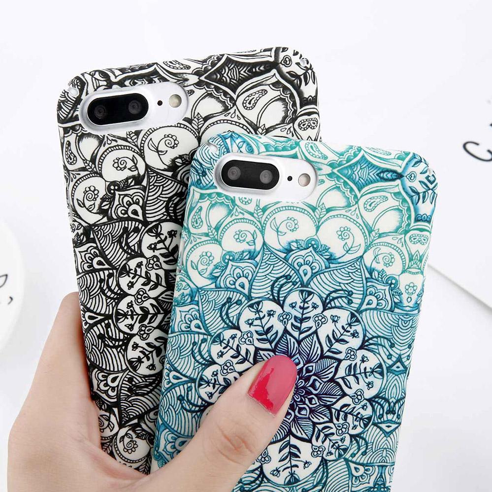 Mandala Luminous Flower iPhone Case