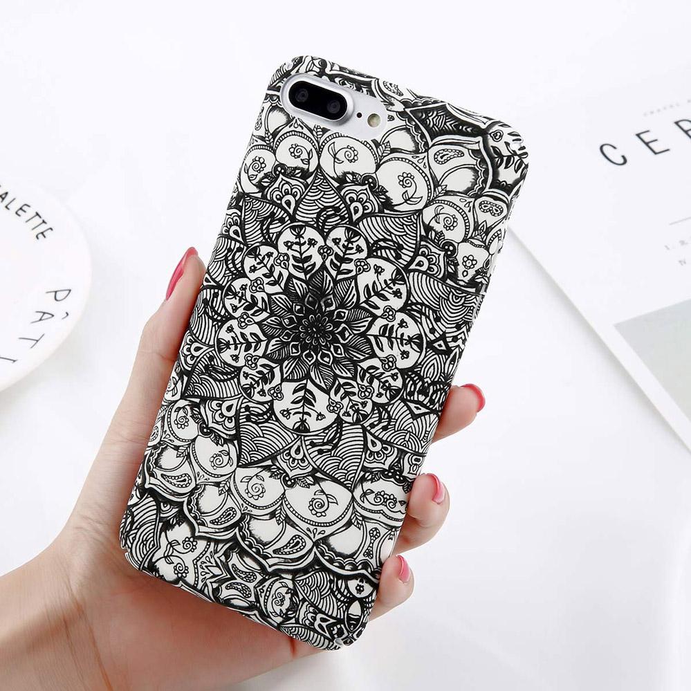 Mandala Luminous Flower iPhone Case