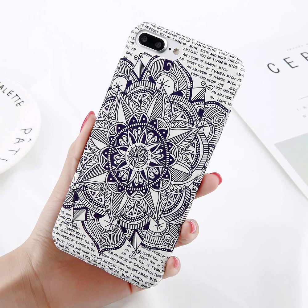 Mandala Luminous Flower iPhone Case