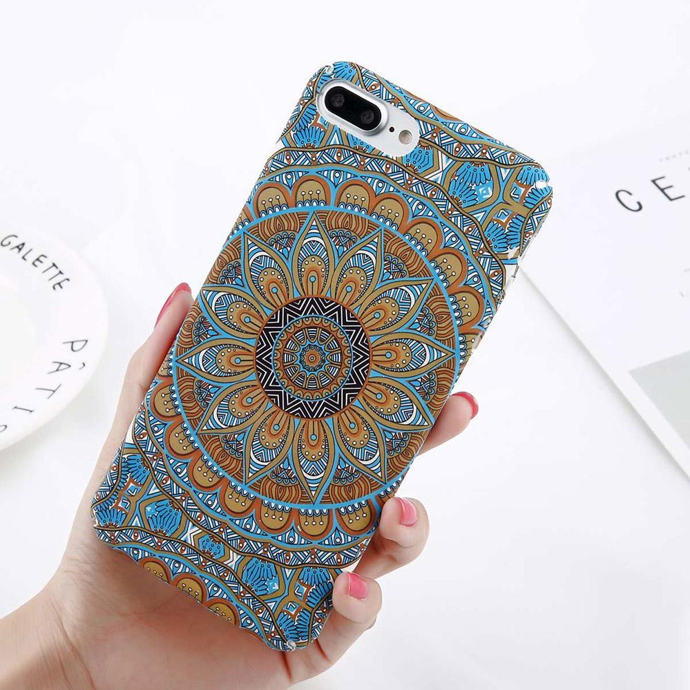 Mandala Luminous Flower iPhone Case