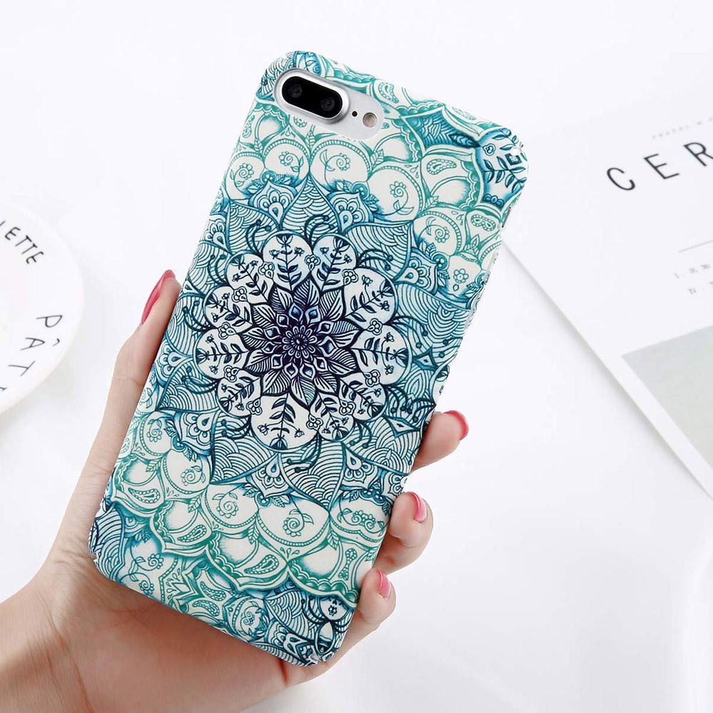 Mandala Luminous Flower iPhone Case