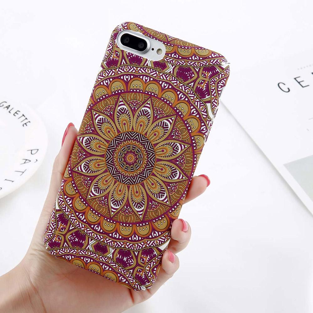 Mandala Luminous Flower iPhone Case