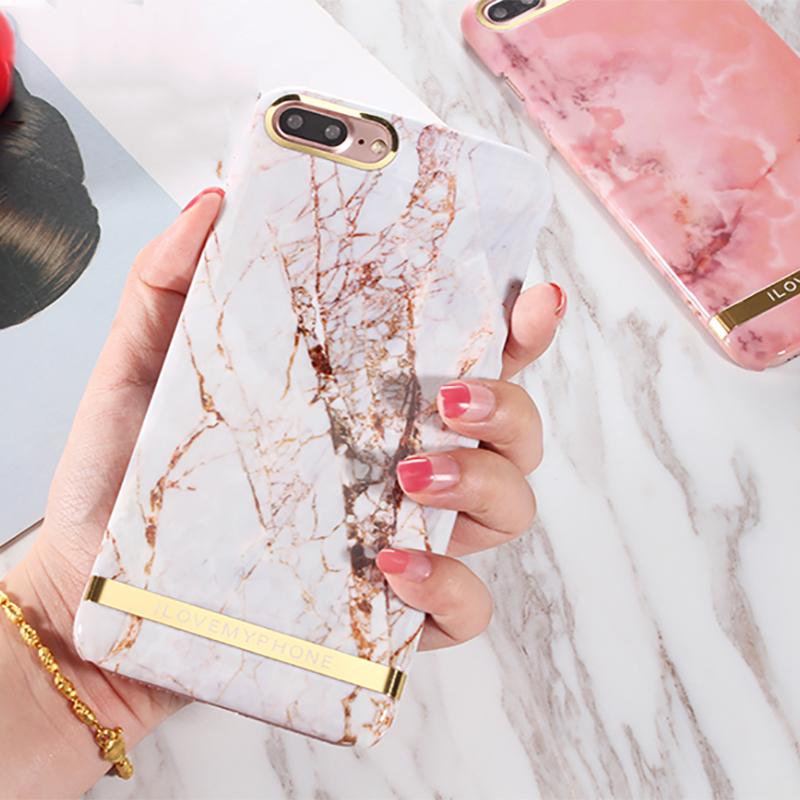 White Glossy Marble iPhone Case