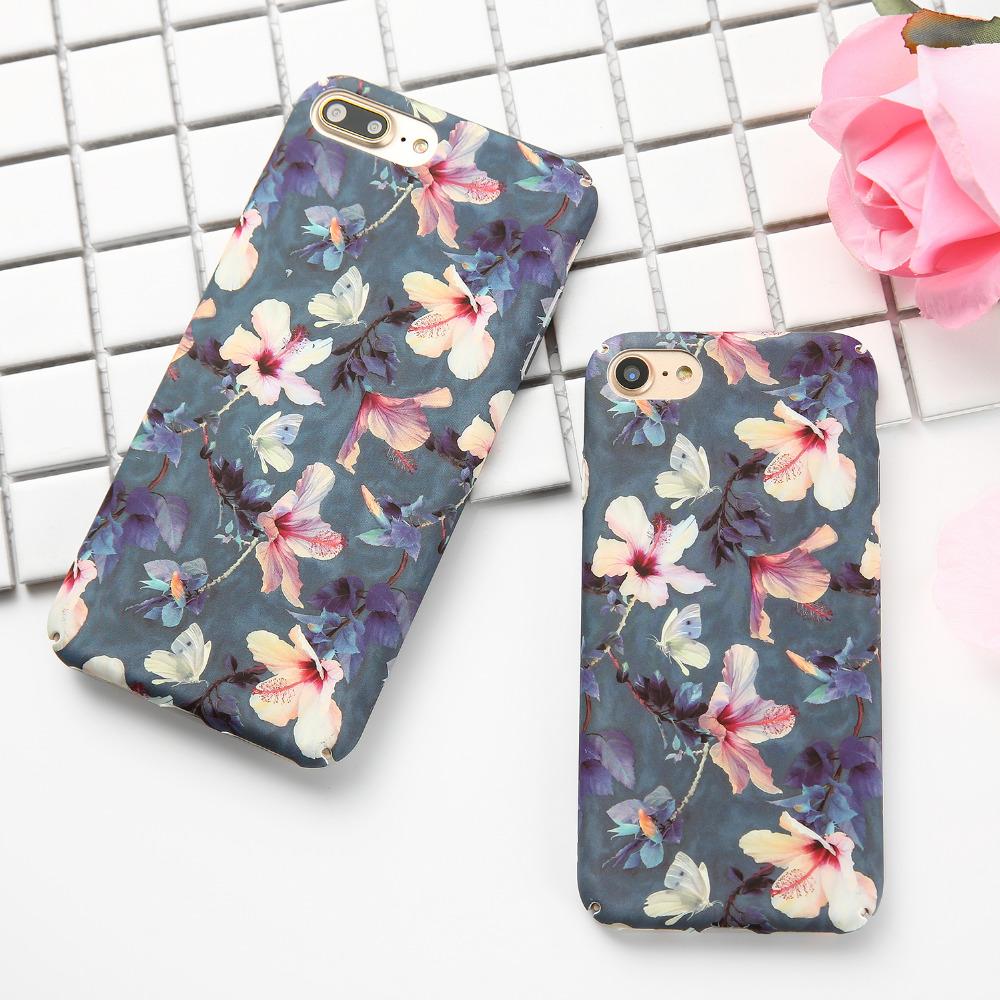 Purple Floral iPhone Case