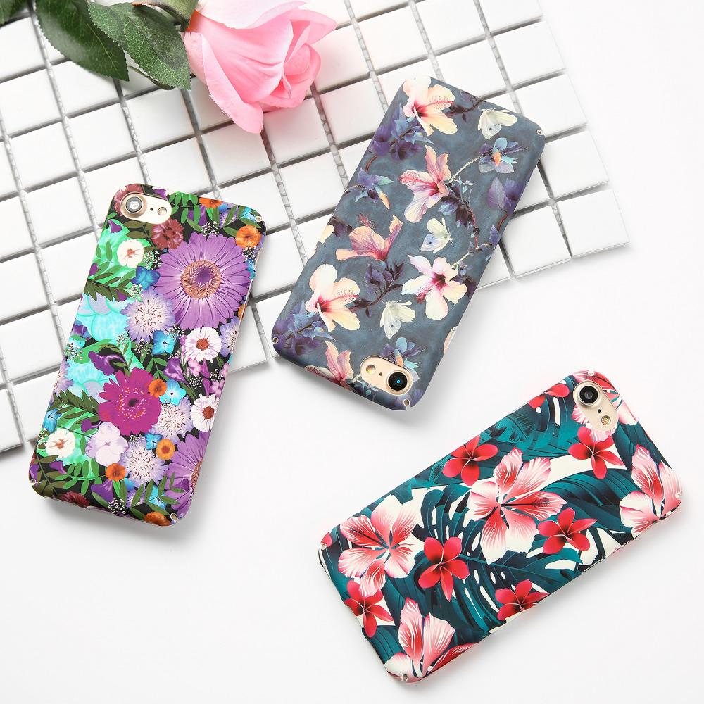 Purple Floral iPhone Case