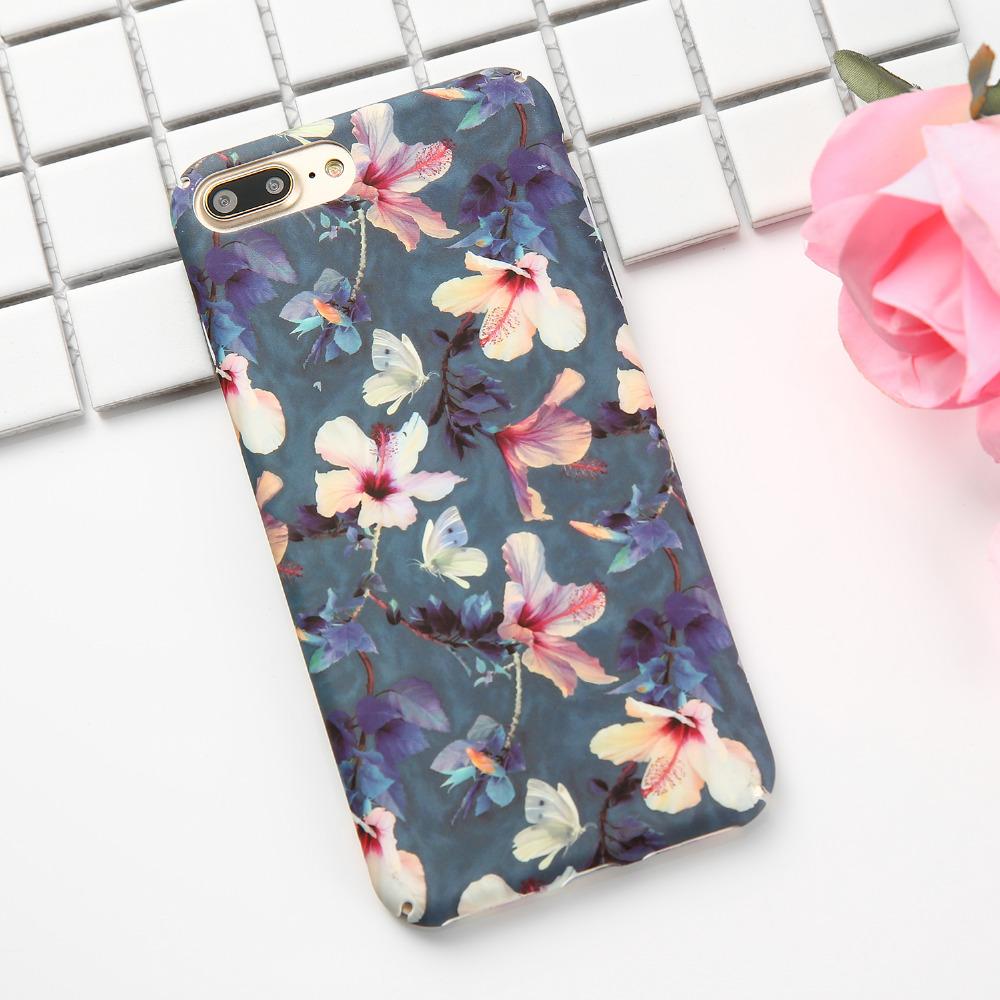 Purple Floral iPhone Case