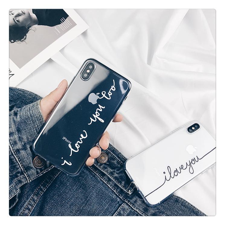 Love Letters Transparent iPhone Case