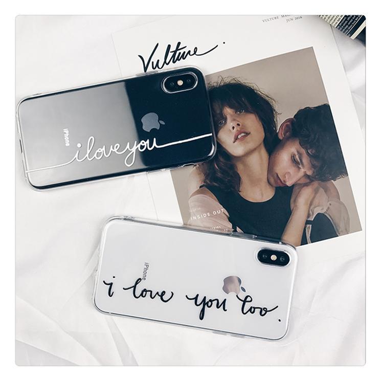 Love Letters Transparent iPhone Case