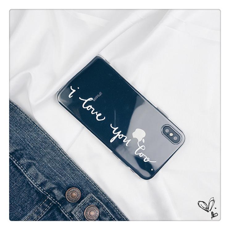 Love Letters Transparent iPhone Case