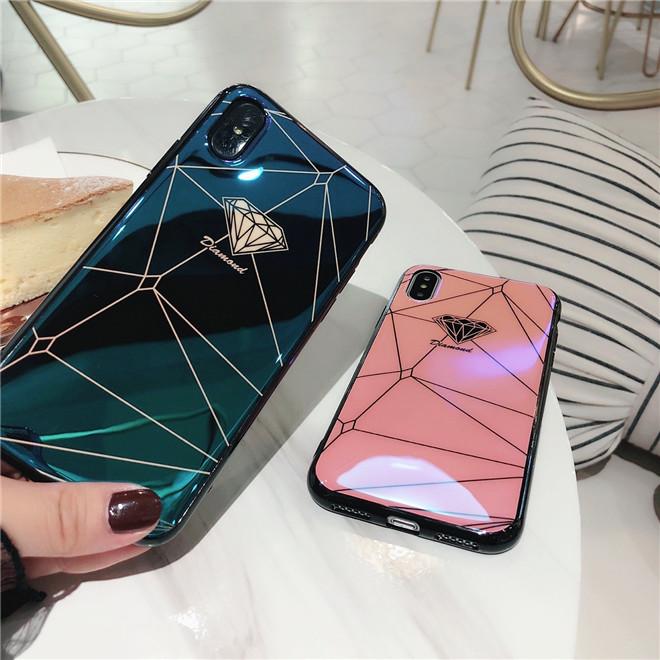 Diamond Geometry Splice iPhone Case