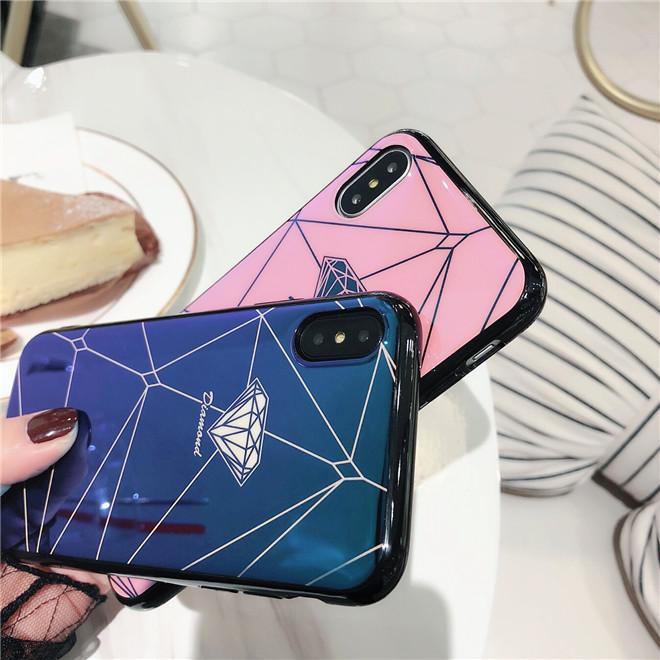 Diamond Geometry Splice iPhone Case