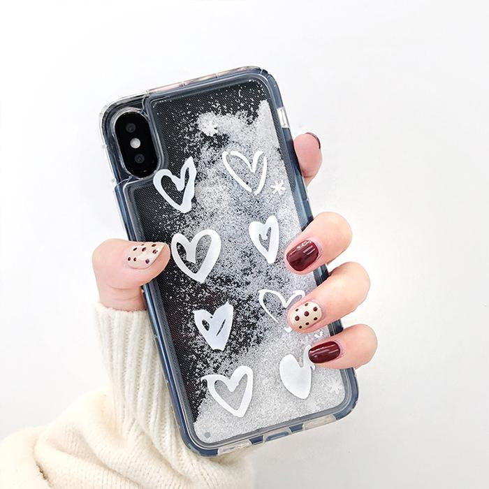 Snowflake Glitter iPhone Case