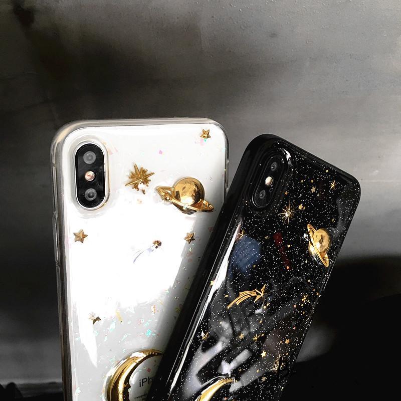 3D Planet Space iPhone Case