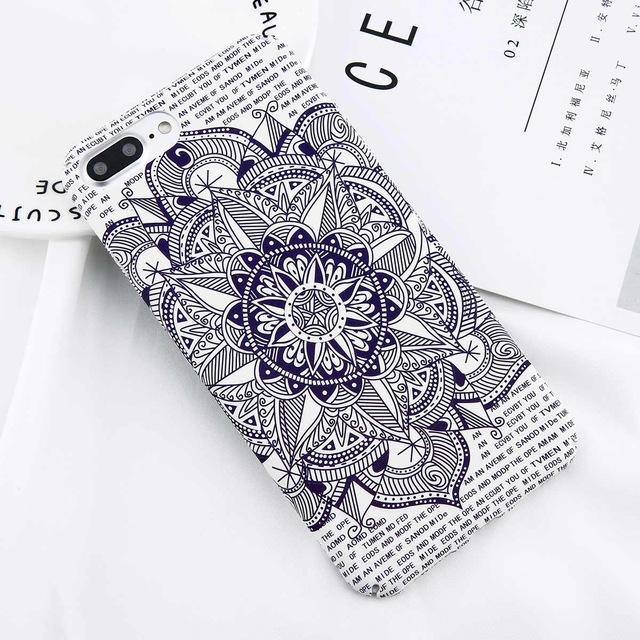 Mandala Luminous Flower iPhone Case