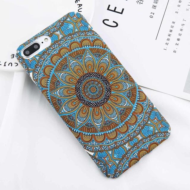 Mandala Luminous Flower iPhone Case