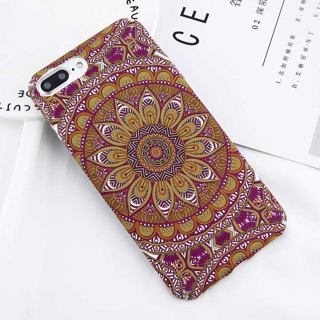 Mandala Luminous Flower iPhone Case