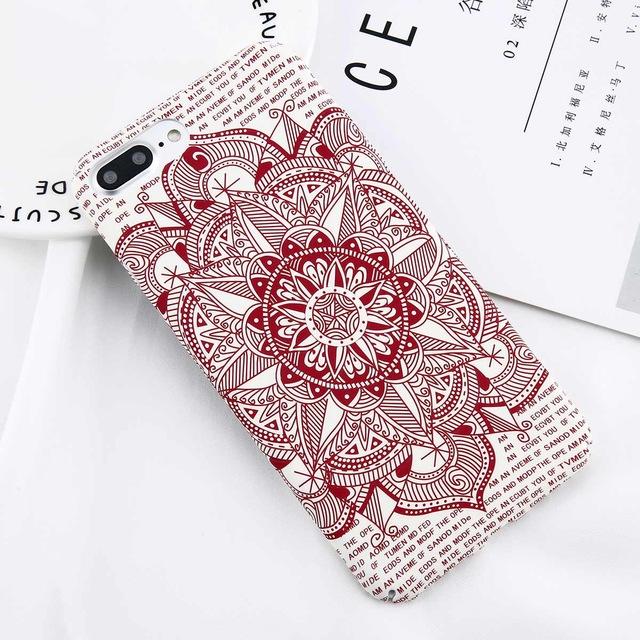 Mandala Luminous Flower iPhone Case