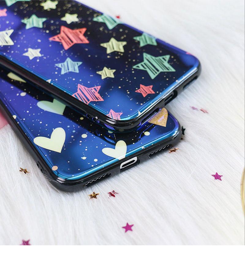 Blu-Ray Mirror Heart Star iPhone Case