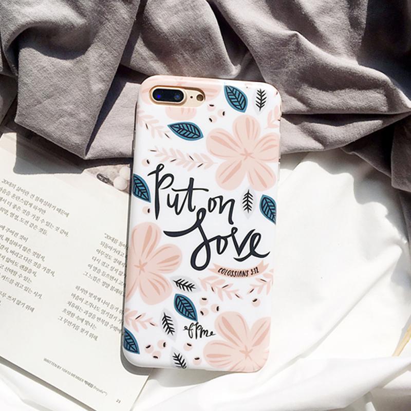 Retro Flower Leaf iPhone Case