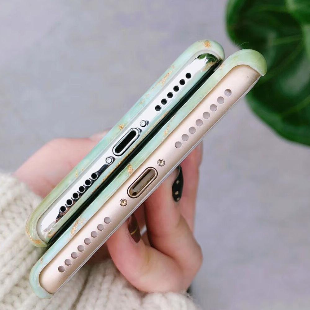 Emerald Green Marble iPhone Case