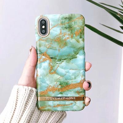 Emerald Green Marble iPhone Case