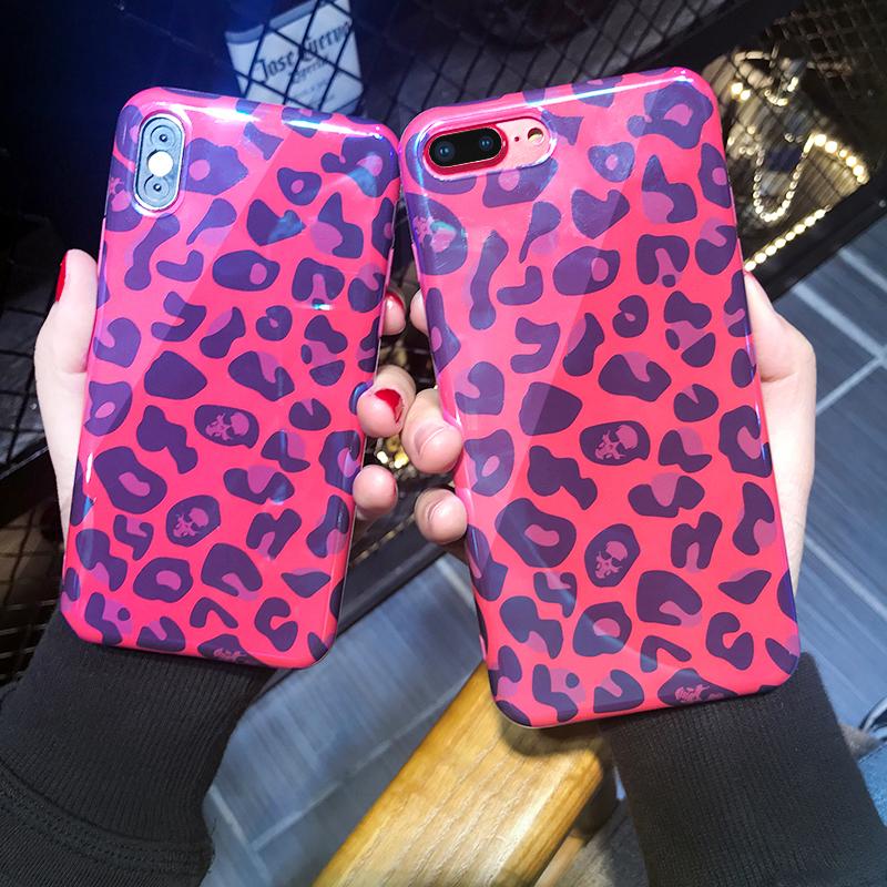 Red Leopard iPhone Case