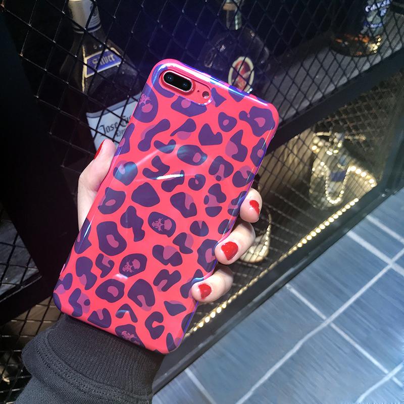 Red Leopard iPhone Case