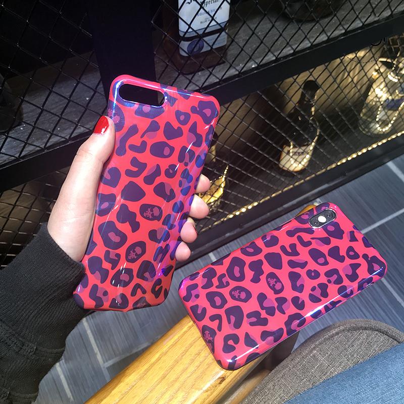 Red Leopard iPhone Case