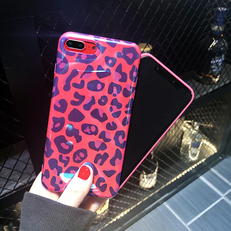 Red Leopard iPhone Case