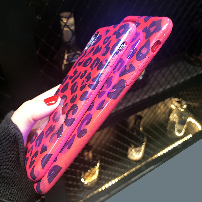 Red Leopard iPhone Case