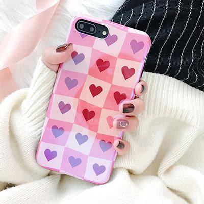 Glossy Love Heart iPhone Case