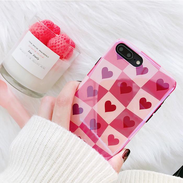 Glossy Love Heart iPhone Case