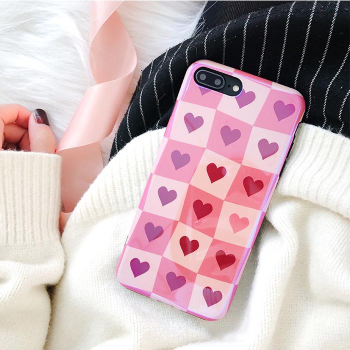 Glossy Love Heart iPhone Case