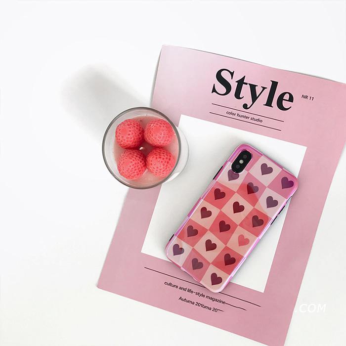 Glossy Love Heart iPhone Case