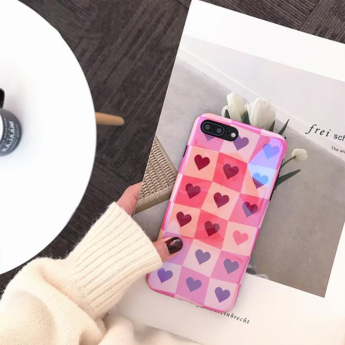 Glossy Love Heart iPhone Case