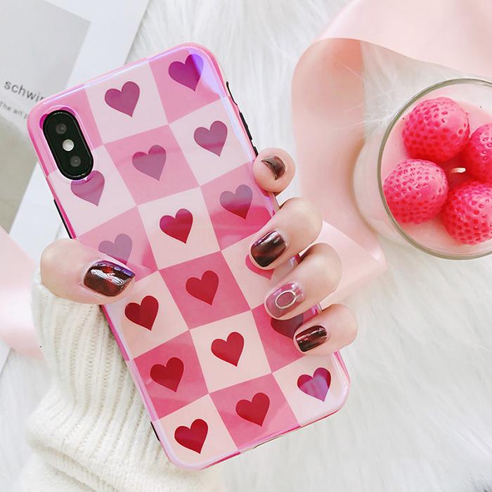 Glossy Love Heart iPhone Case