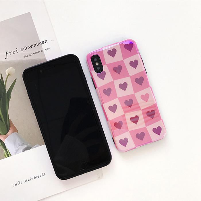 Glossy Love Heart iPhone Case