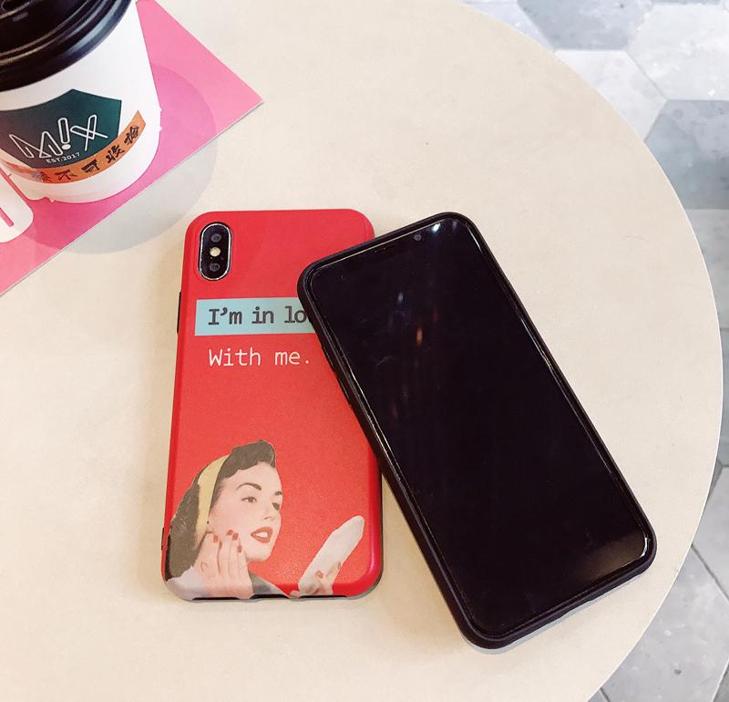 Retro Cool Girl iPhone Case