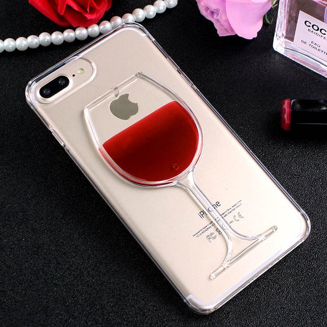 Red Wine Cup Liquid iPhone Case