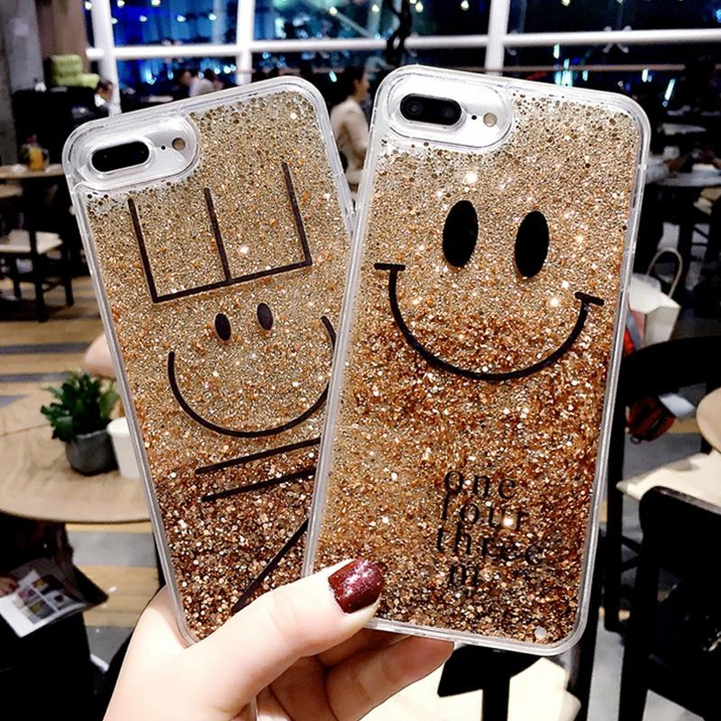 Smile&Nice Liquid Glitter iPhone Case