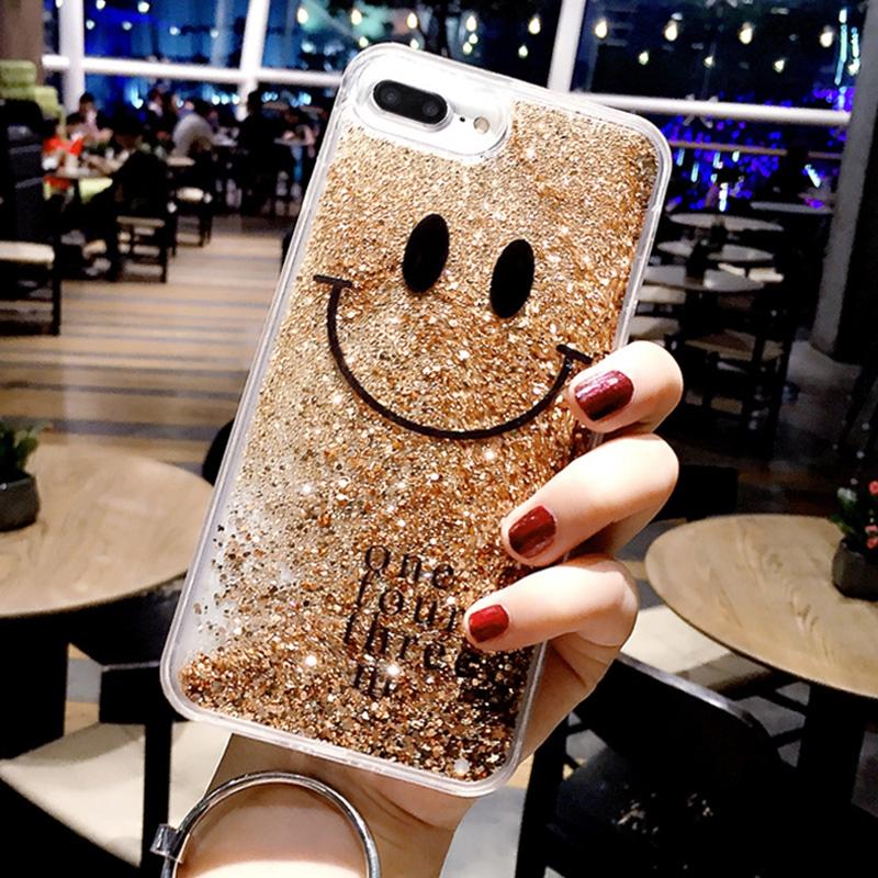 Smile&Nice Liquid Glitter iPhone Case