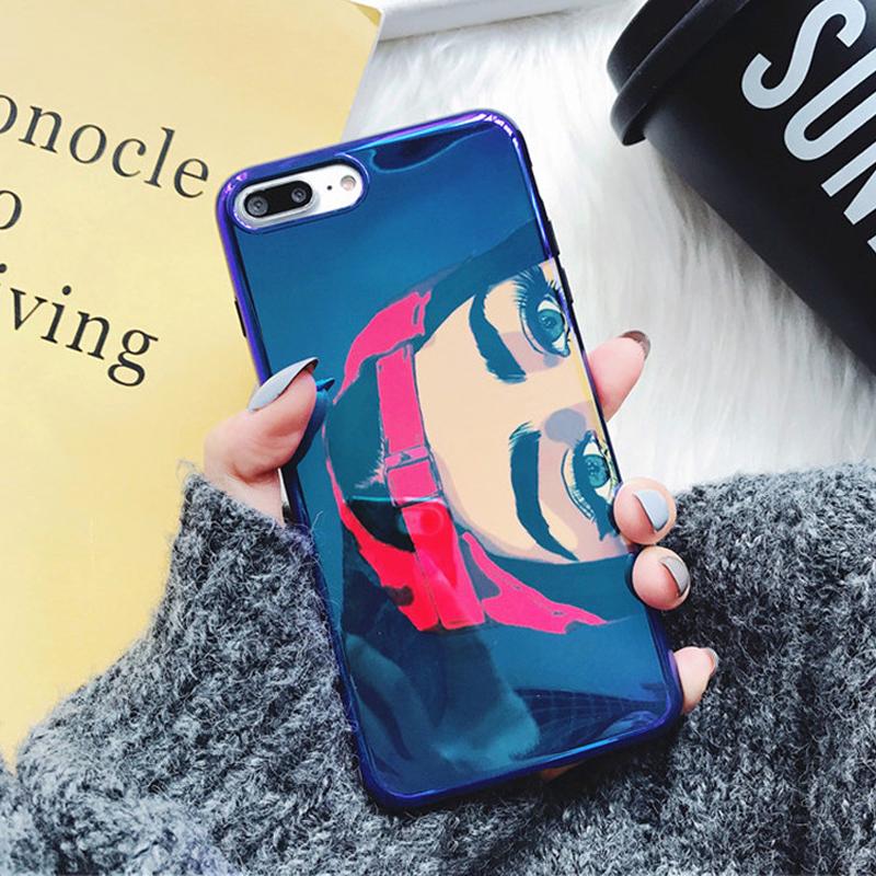 Hip-Hop Girl Glossy iPhone Case