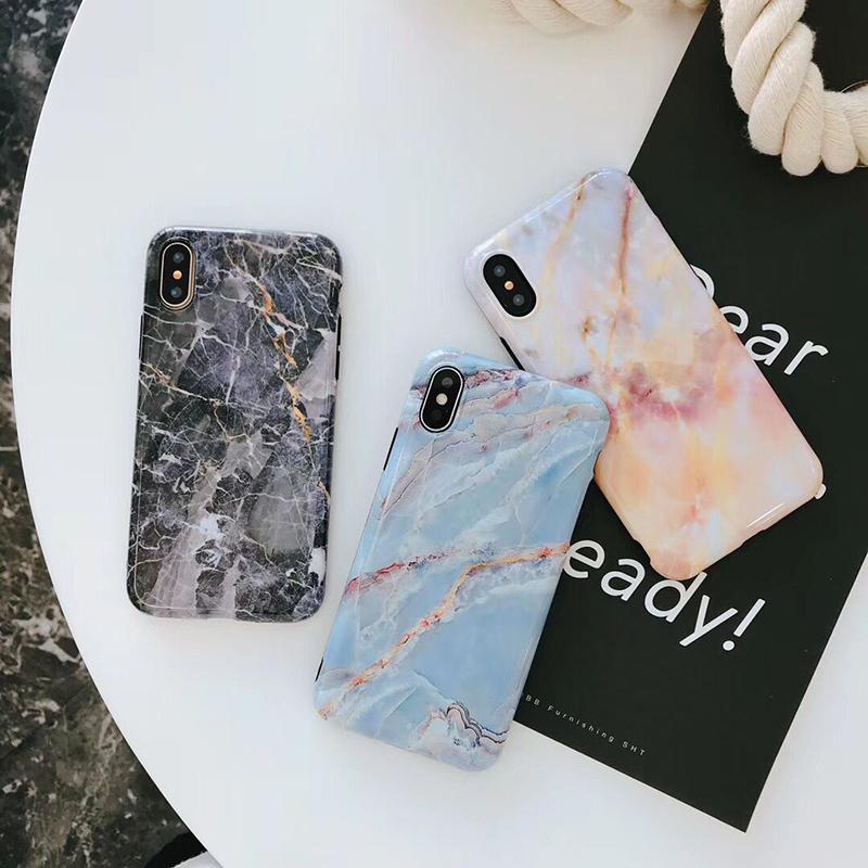 Colorful Art Pattern Marble iPhone Case