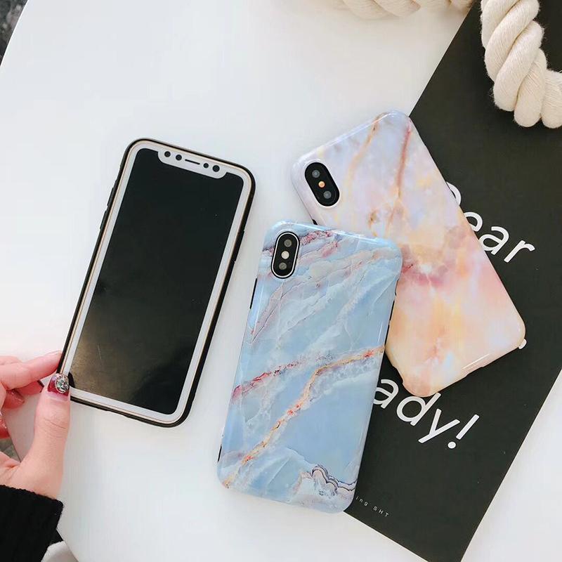 Colorful Art Pattern Marble iPhone Case